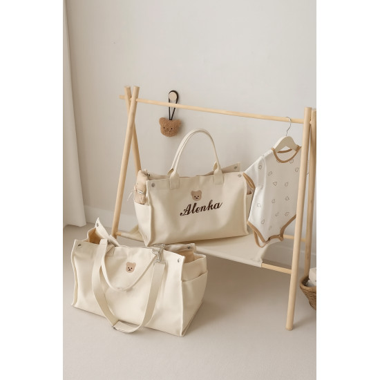 Plátěná taška s vyšívaným...