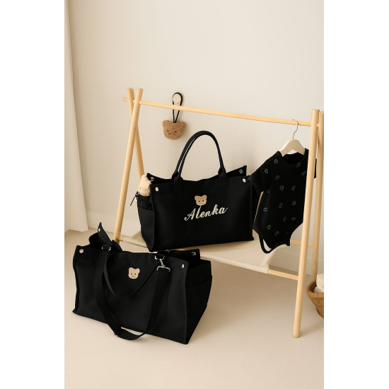 Plátěná taška s vyšívaným...