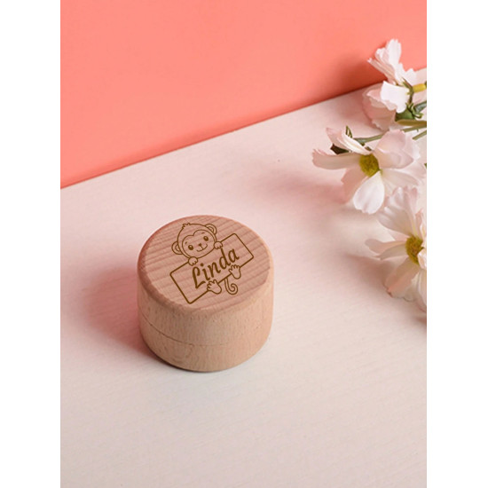 Dřevěná krabička na zoubky...