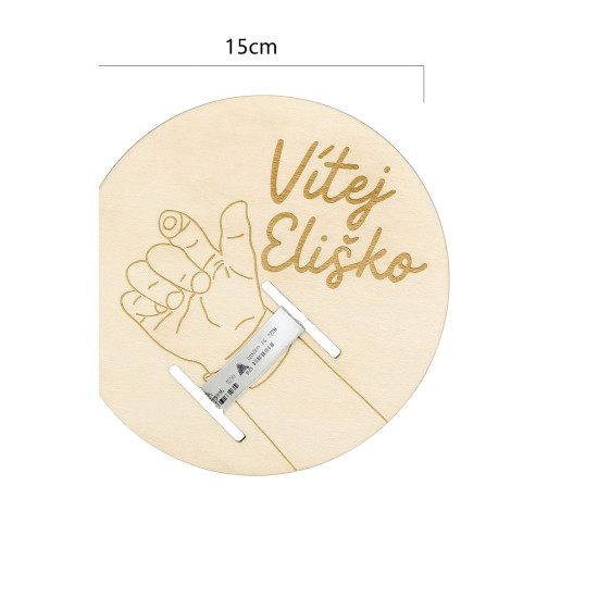 Dřevěná novorozenecká...