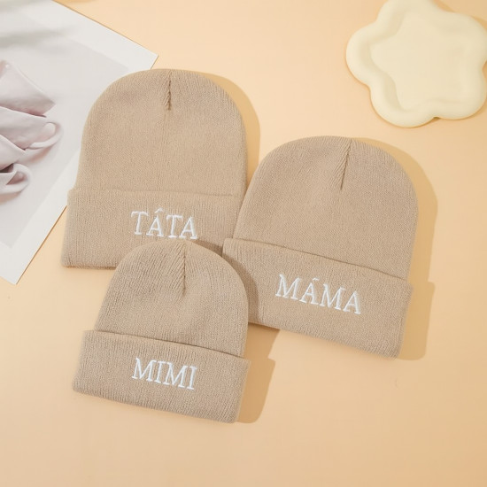 Sada čepic Táta, Máma a Mimi